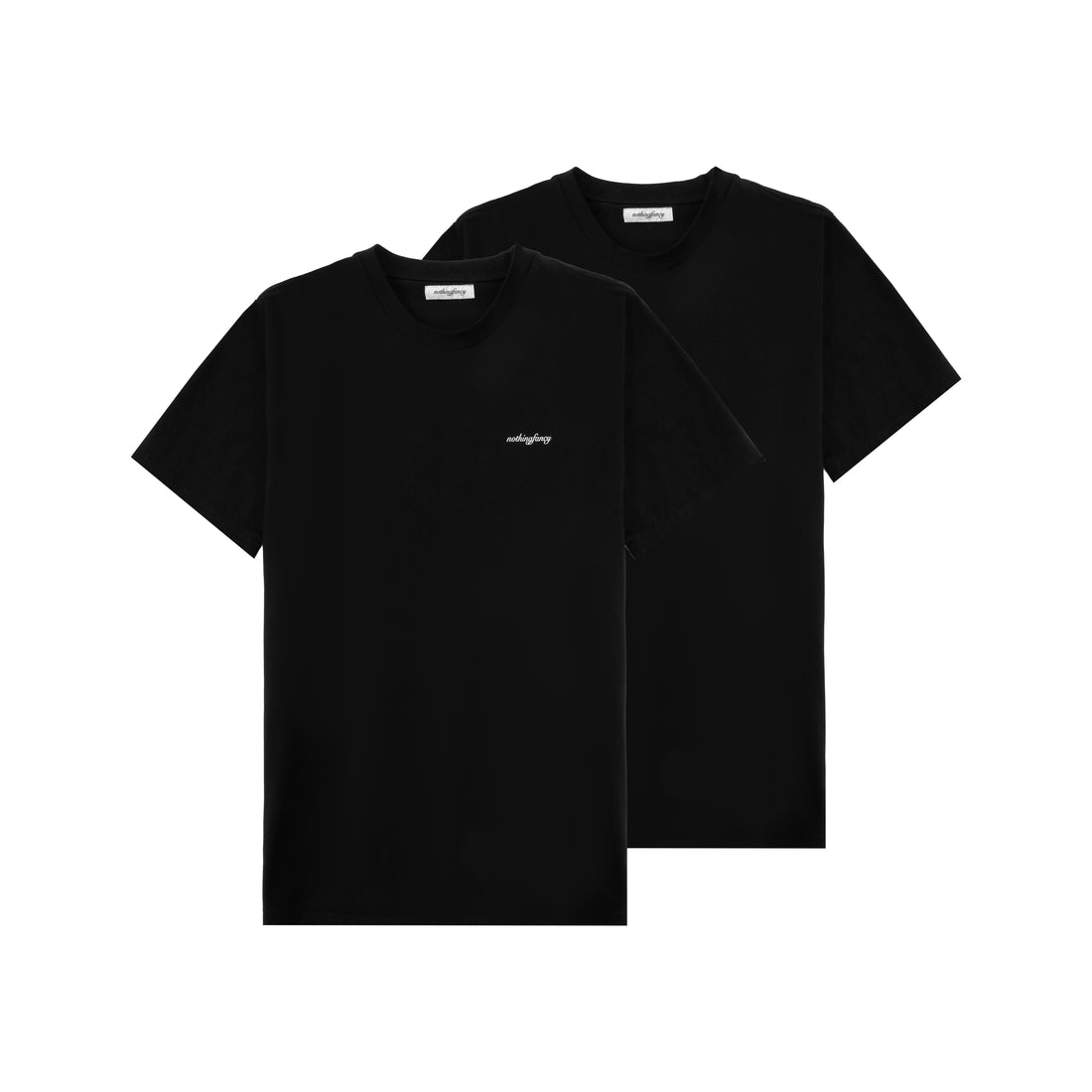 Black 2-Pack (Logo &amp; Plain)