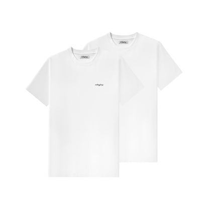 White 2-Pack (Logo &amp; Plain)